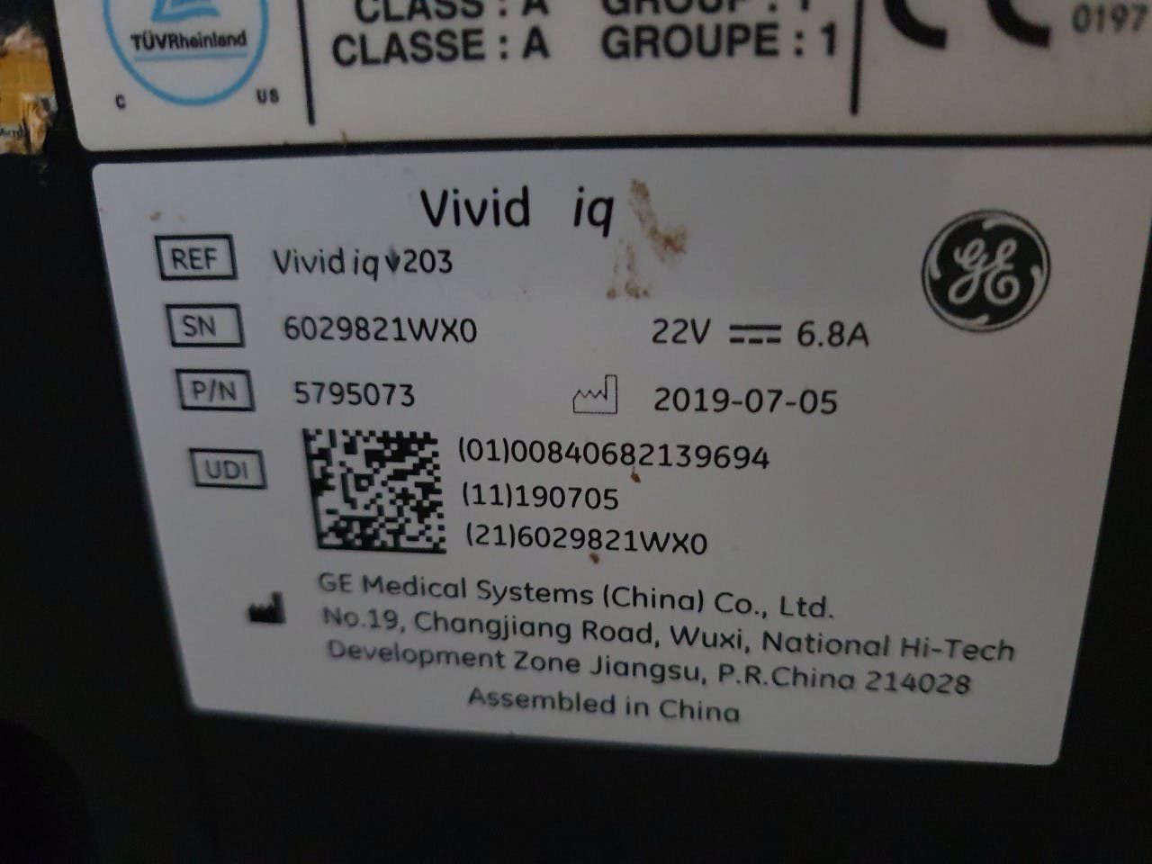 5795073 GE Vivid IQ 4D - 2019