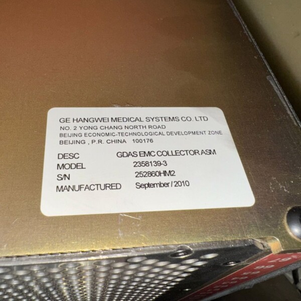 GE Optima CT580 RT - 2010