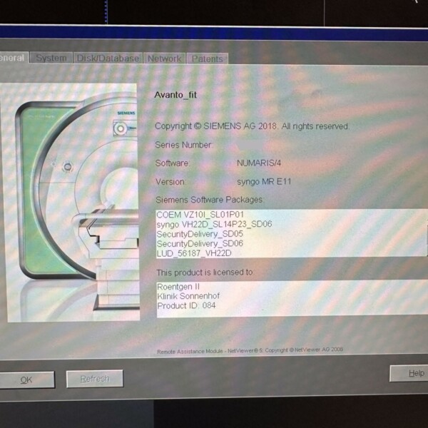 Siemens Avanto Fit 1.5T - 2004
