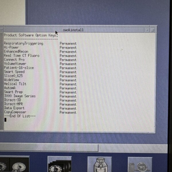 GE Optima CT580 RT - 2010