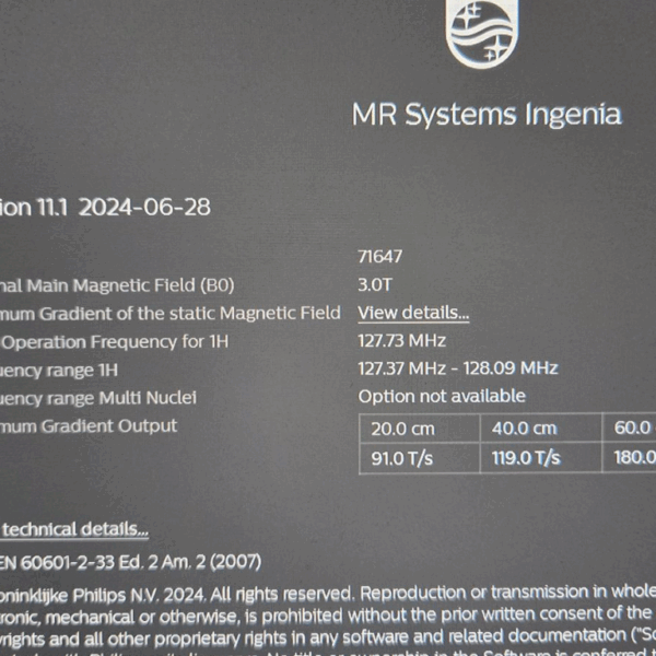 Philips Ingenia 3T - 2016
