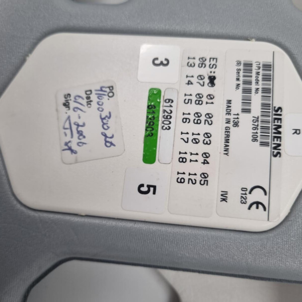7576106 / 7573632 Siemens 6ch Body Anterior / 6ch Body Posterior