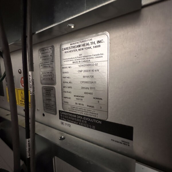 Carestream DRX Evolution - 2011