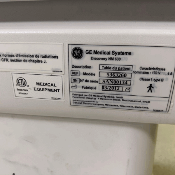 GE Discovery NM/CT 670 - 2012