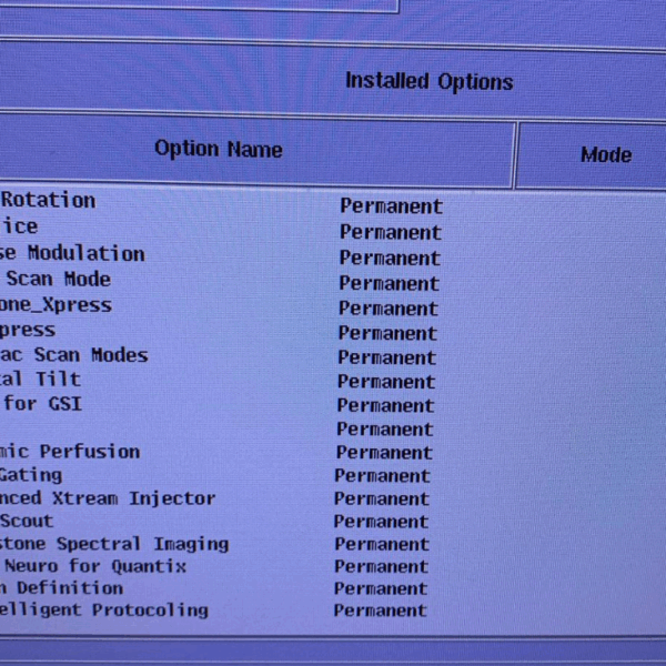 GE Revolution Apex 512 - 2014