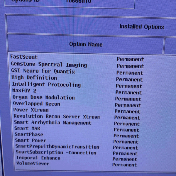 GE Revolution Apex 512 - 2014