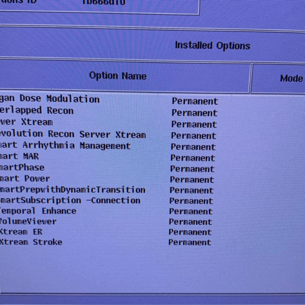 GE Revolution Apex 512 - 2014
