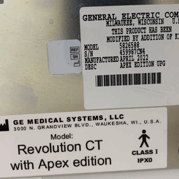 GE Revolution Apex 512 - 2014