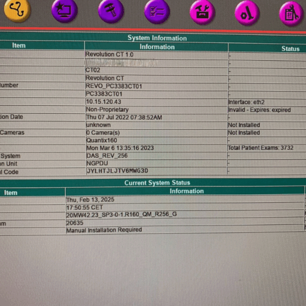 GE Revolution Apex 512 - 2014