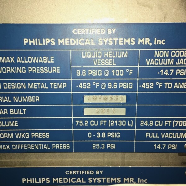 Phillips Ingenia 1.5T - 2013