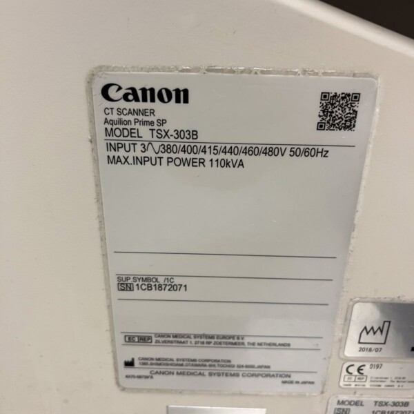 Canon Aquilion Prime SP - 2018