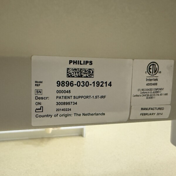 Philips Ingenia 1.5T - 2014