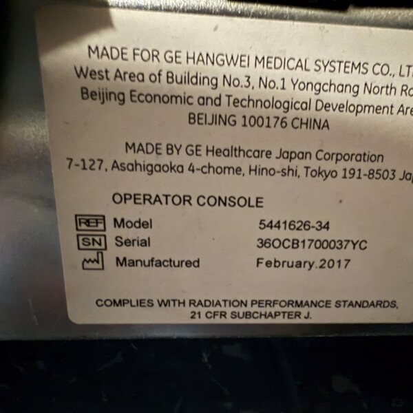 GE Revolution Evo 128 - 2017