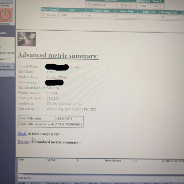 GE Optima CT660 - 2013