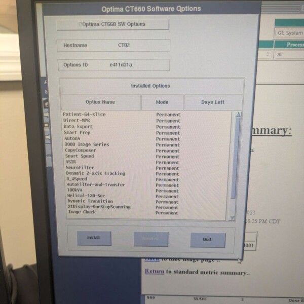 GE Optima CT660 - 2013