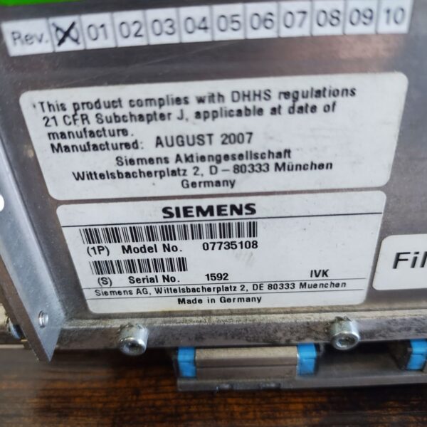 Tube Collimator P10G Siemens