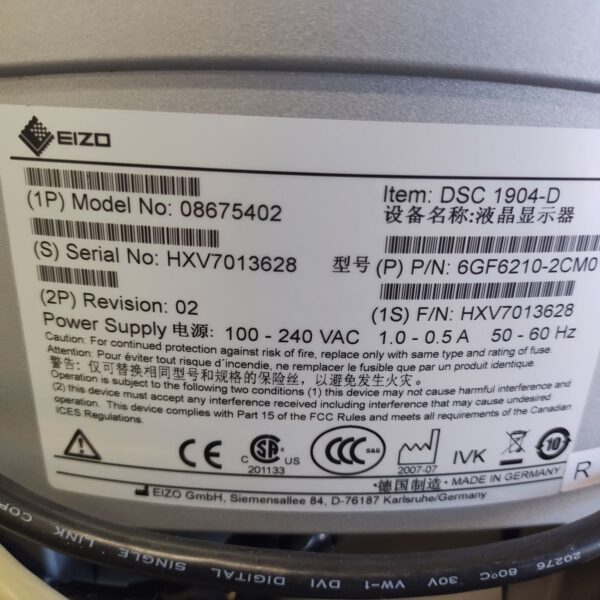 19 inch Color Monitor Siemens