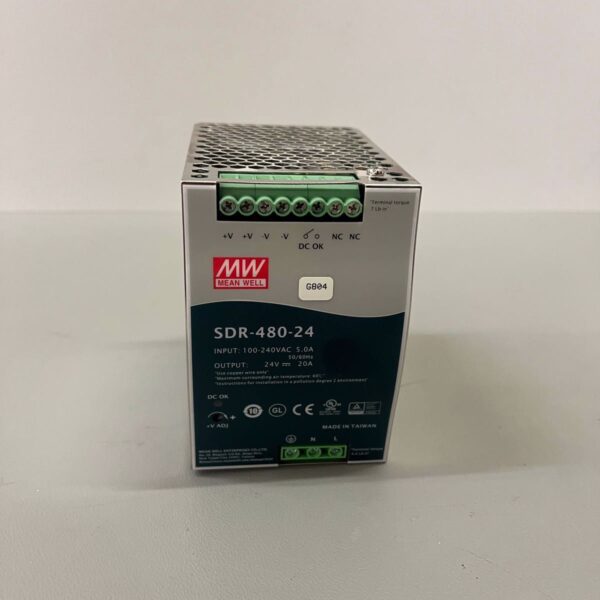 AC/DC DIN Rail Power Supply (PSU), ITE, 1 Output, 480 W, 24 VDC, 20 A Siemens
