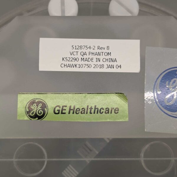 VCT QA Phantom GE 2018