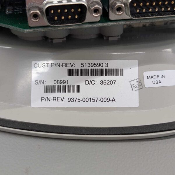 Left CT Control Panel - Mist Gray Bezel with Green LEDs GE