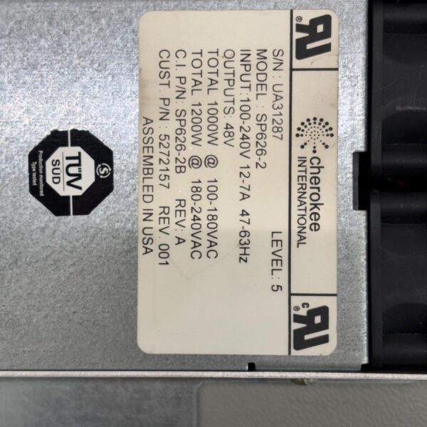 48V DC 1kW Supply with Ferrite Filter GE