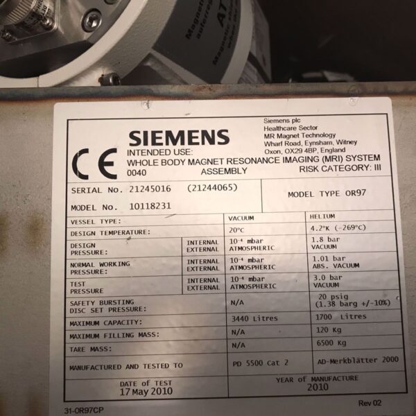 Verio 3T Siemens 2010