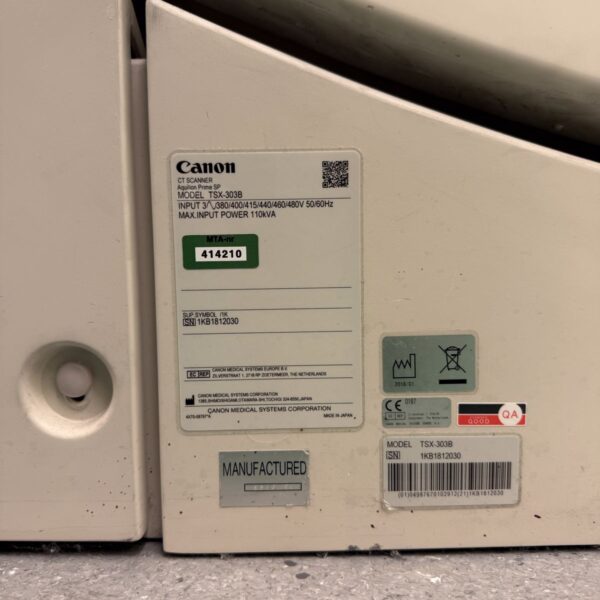 Aquilion Prime SP Canon 2018