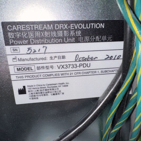 DRX Evolution Plus Carestream 2011