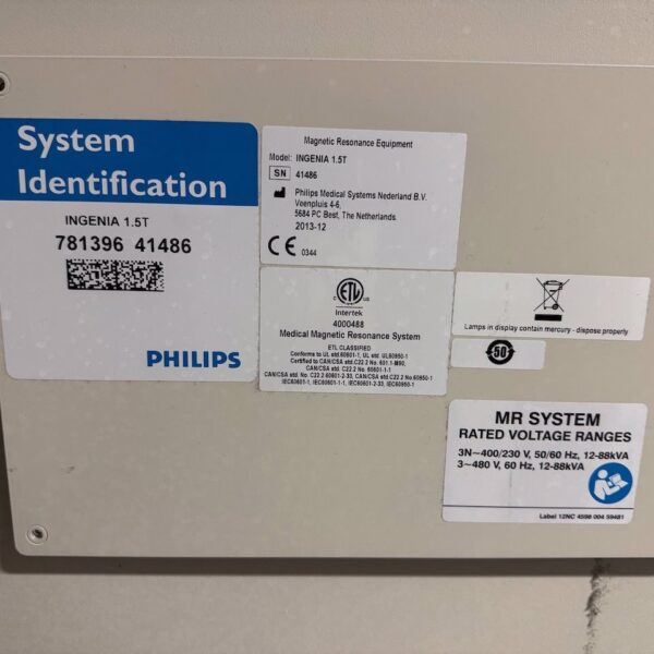 Ingenia 1.5T Philips 2013