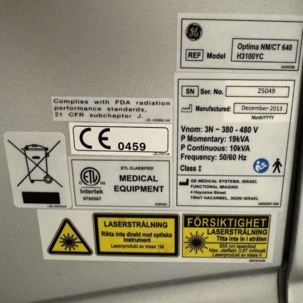 Optima NM/CT 640 GE 2013