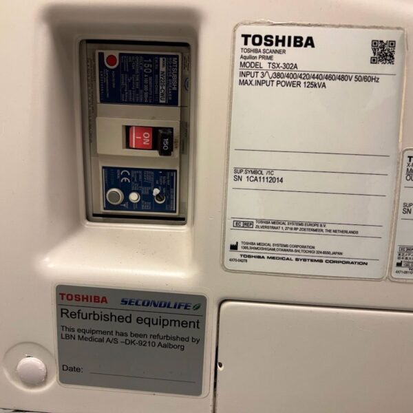 Aquilion Prime 160 Toshiba 2011