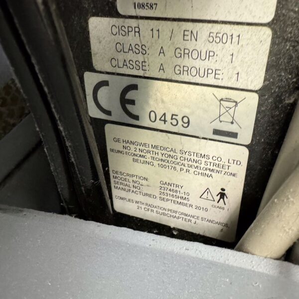 Optima CT580 RT GE 2010